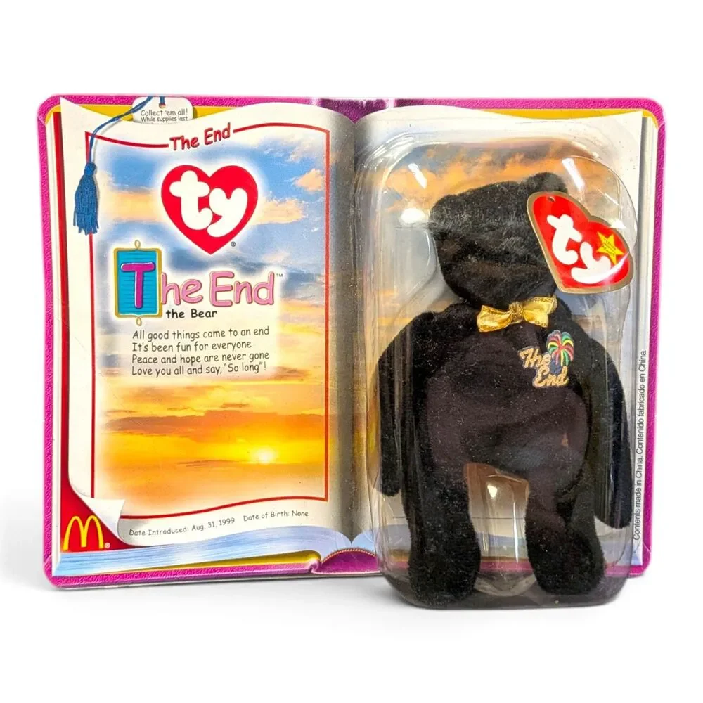 2000 McDonalds Ty Teenie Beanie Babies The End the Bear *In Box*